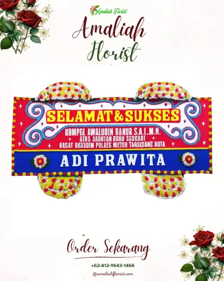 Papan Bunga Ucapan Selamat Lungge